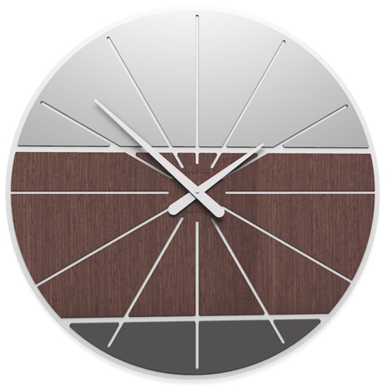 Orologio da parete mdoerno rovere wenge' 