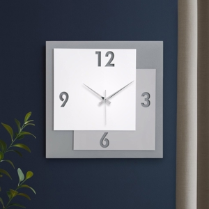 Bongelli preziosi orologio da parete moderno bianco grigio