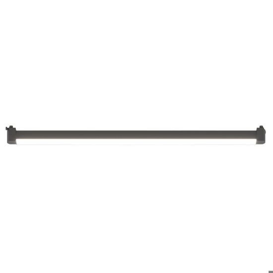 Sistema luci a binario led 28w 4000k con spot nero monofase