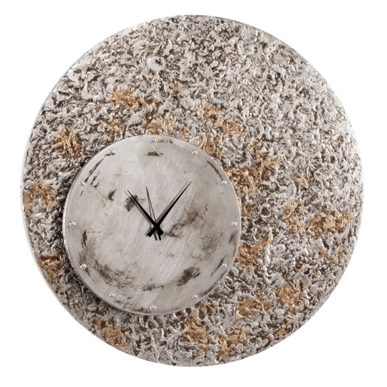 Orologio da muro per soggiorno moderno argento oro