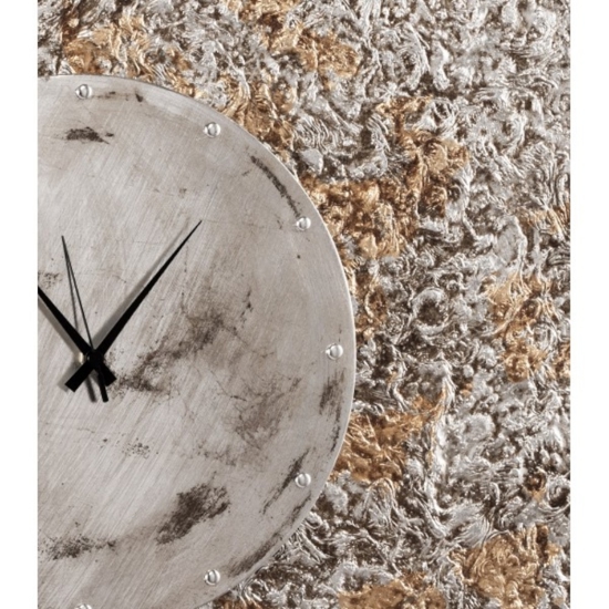 Orologio da muro per soggiorno moderno argento oro