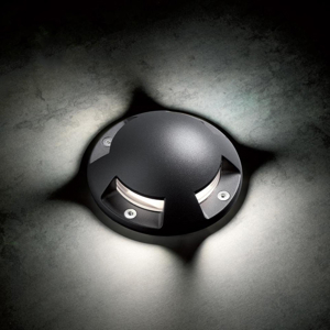 Faretto da esterno calpestabile rotondo led 10w 3000k ip65