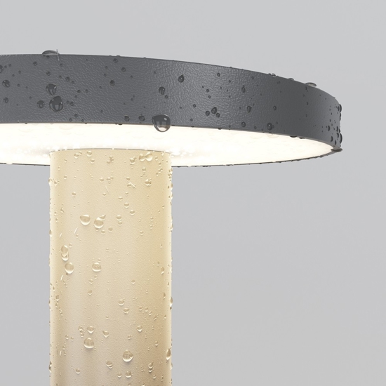 Maytoni wald lampione da giardino led 3000k ip65 colore grigio