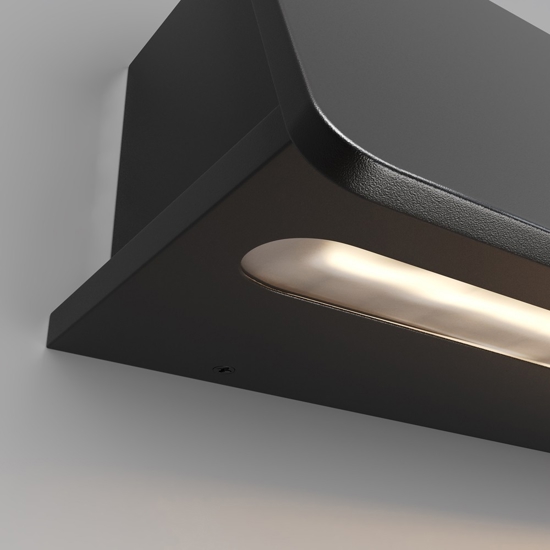 Maytoni trupp applique da esterno led 3000k ip54 luce verso il basso