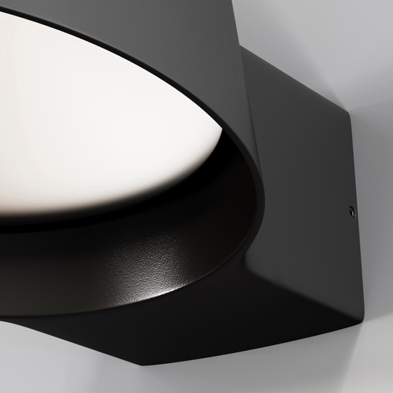 Maytoni share applique da esterno led 3000k ip54 minimal circolare