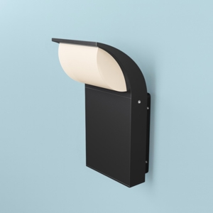 Maytoni stock applique da esterno led 3000k ip65 nero moderno