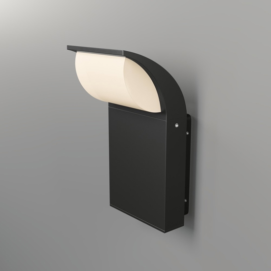 Maytoni stock applique da esterno led 3000k ip65 nero moderno