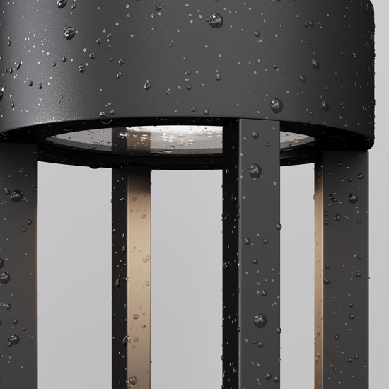 Maytoni vint lampione da giardino moderno led 9w 3000k ip65