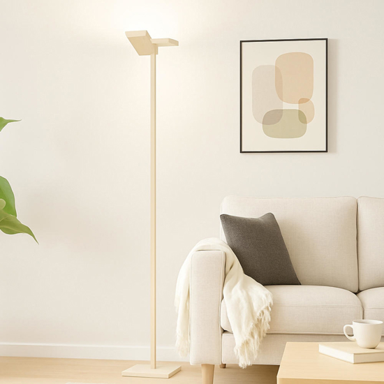 Lampada da terra sabbia moderna 6 luci orientabili top light