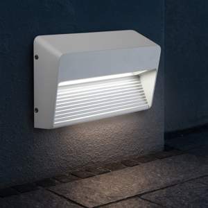 Segnapasso led rettangolare a parete led 13w 4000k per esterni