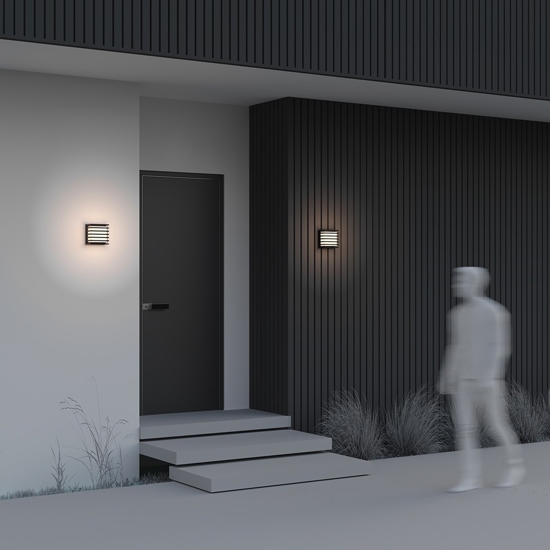 Maytoni downing street applique da esterno led 3000k ip65