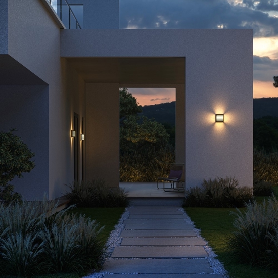 Maytoni downing street applique da esterno led 3000k ip65
