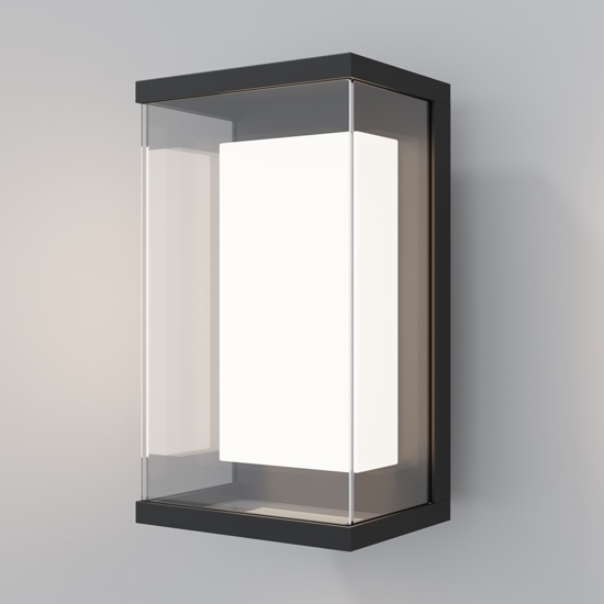 Maytoni baker street applique da esterno led 3000k ip65 rettangolare