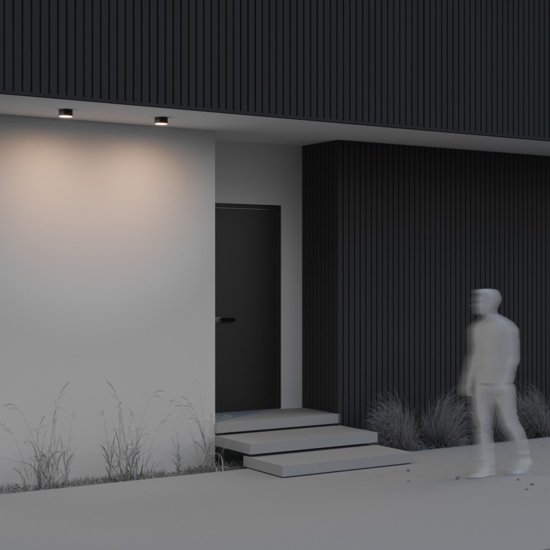 Maytoni zon ip plafoniera da esterno tonda led 3000k ip65