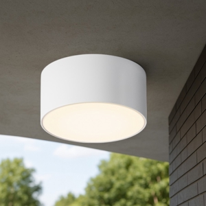 Maytoni zon ip plafoniera bianca da esterno led 3000k ip65 minimal