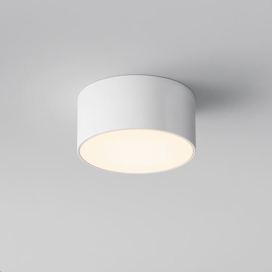 Maytoni zon ip plafoniera bianca da esterno led 3000k ip65 minimal