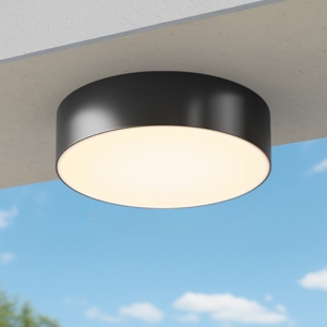 Maytoni zon ip plafoniera da esterno led 3000k ip65 rotonda nera