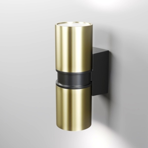 Maytoni bowery applique da esterno ip54 colore oro