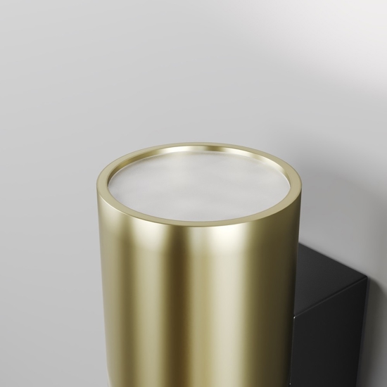 Maytoni bowery applique da esterno ip54 colore oro