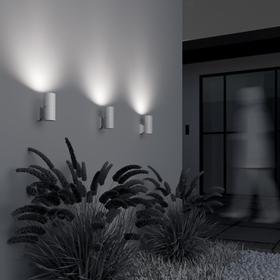 Maytoni bowery applique da esterno ip54 luce in alto