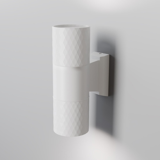 Maytoni bowery applique da esterno ip54 effetto diamantato