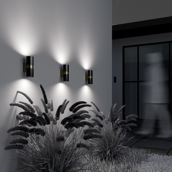 Maytoni bowery applique da esterno ip54 design moderno