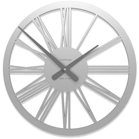 Tarquinio orologio alluminio 45 numeri romani da parete