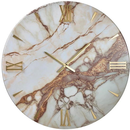 Orologio da parete design 60cm resina effetto marmo moderno