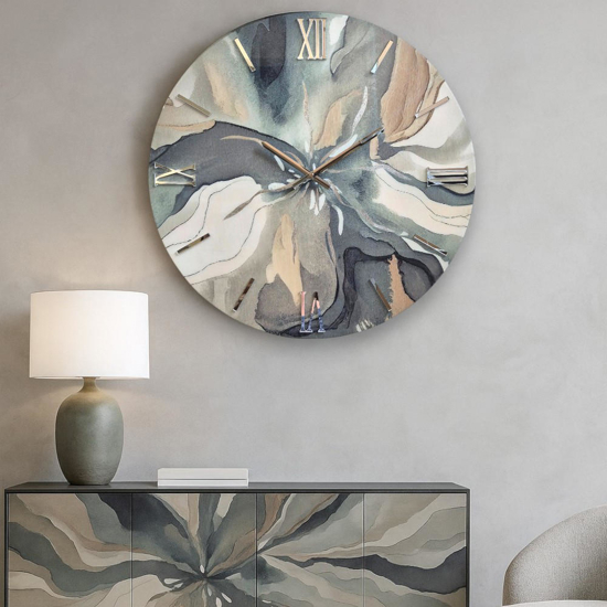 Orologio nuance 60cm da parete tondo moderno in resina
