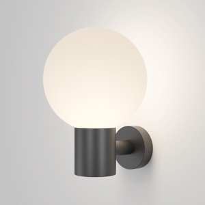 Maytoni bold applique da esterno ip54 sfera bianca