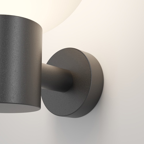 Maytoni bold applique da esterno ip54 sfera bianca
