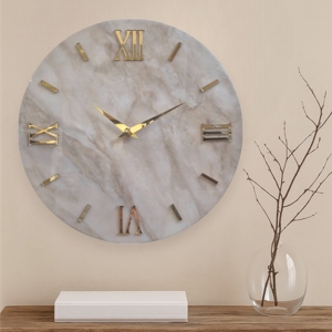 Orologio da muro 40cm reale effetto marmo moderno