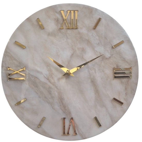 Orologio da muro 40cm reale effetto marmo moderno