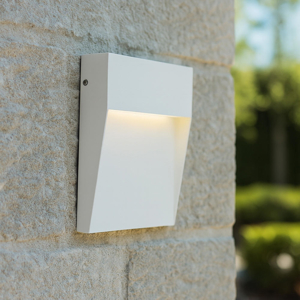 Segnapasso da esterno led 3w 4000k bianco a parete ip65