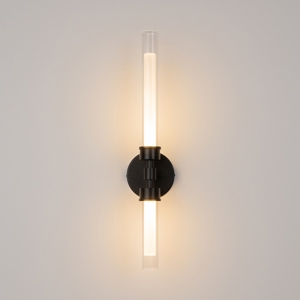 Maytoni stelo applique da parete led 3000k moderno nero