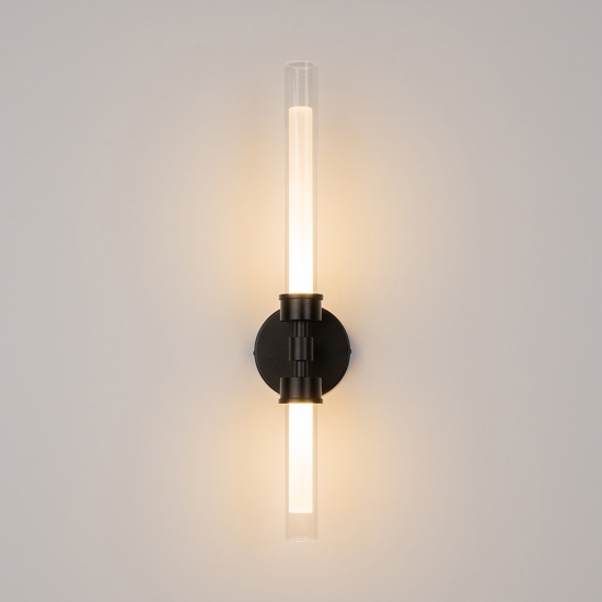 Maytoni stelo applique da parete led 3000k moderno nero
