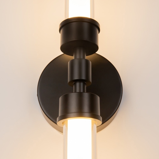 Maytoni stelo applique da parete led 3000k moderno nero