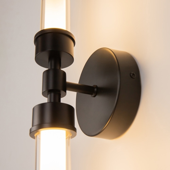 Maytoni stelo applique da parete led 3000k moderno nero