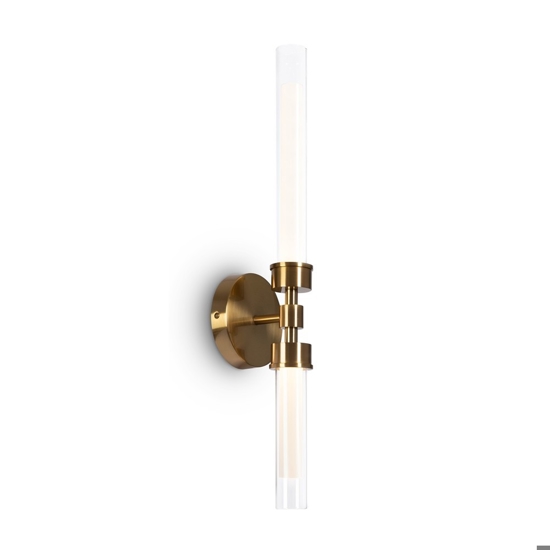 Maytoni stelo applique da parete led 3000k cilindrico colore oro