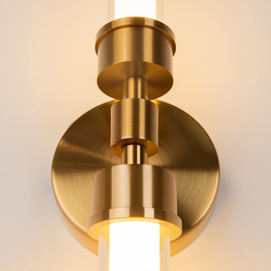 Maytoni stelo applique da parete led 3000k cilindrico colore oro