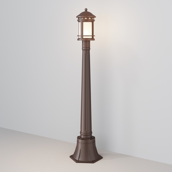 Maytoni salamanca lampione da giardino marrone ip44