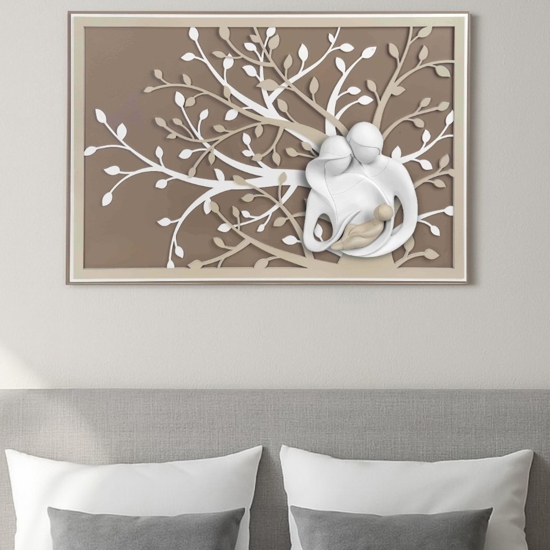 Capezzale moderno 70x48 sacra famiglia nocciola bongelli preziosi