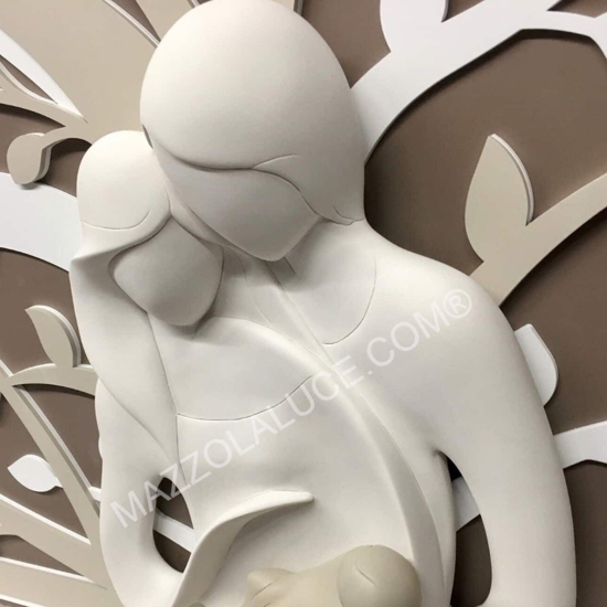 Capezzale moderno 70x48 sacra famiglia nocciola bongelli preziosi