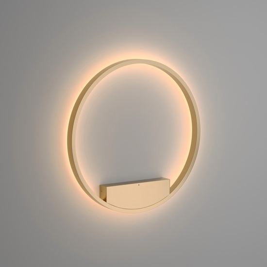 Maytoni rim applique da parete colore oro led 3000k circolare