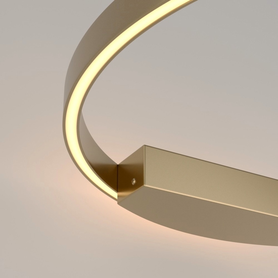 Maytoni rim applique da parete colore oro led 3000k circolare
