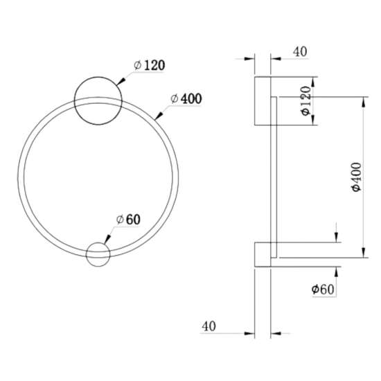 Maytoni halo applique da parete led 4000k design minimal rotondo