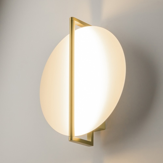 Maytoni mira applique da parete tondo led 3000k moderno