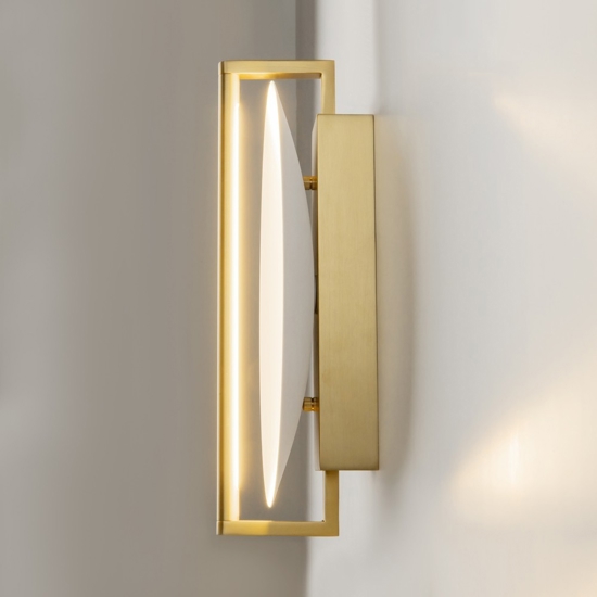 Maytoni mira applique da parete tondo led 3000k moderno