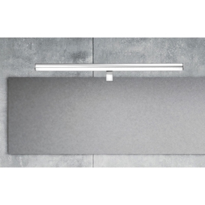 Applique con clip per specchio bagno 63cm cromo 18w 3000k