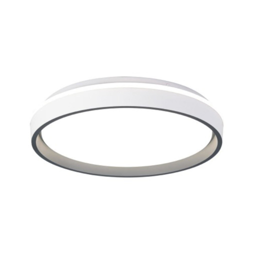 Plafoniera dimmerabile bianco grigio led 40w 2700k a 5000k con telecomando